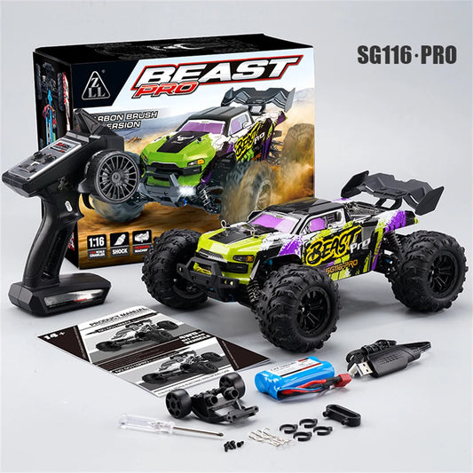 HobbyistNirvana Supersonic High Speed Remote Control (Rc) Car | Hobby Grade Stunt Car ZLL SG116 PRO 40 + kmph