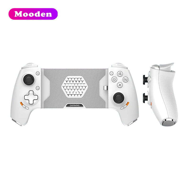 HNAB01 Stretch Mobile Game Controller for Android, iOS, PC, PS, Switch(Type C + BT) - White