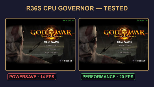 R36S CPU Governor: Performance Mode vs Battery, Tested