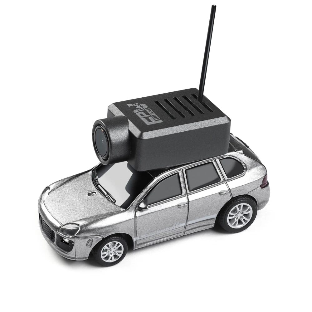 Mini FPV RC Car with WiFi Camera & Gyro Stabilization 1/64 Wltoys 6401-C Wifi Full Proportional - Silver