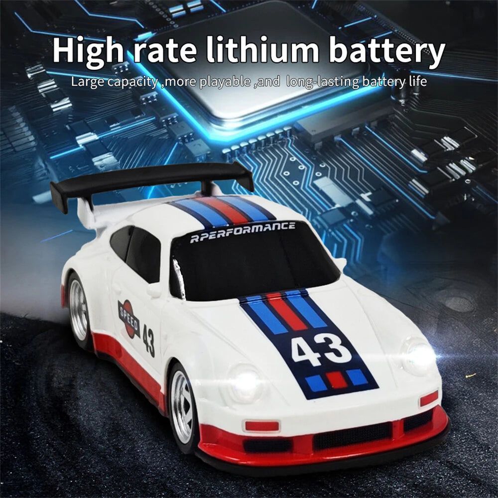 Mini RC Drift Car Porsche- 4WD 1:43 15KM/h - With GYRO
