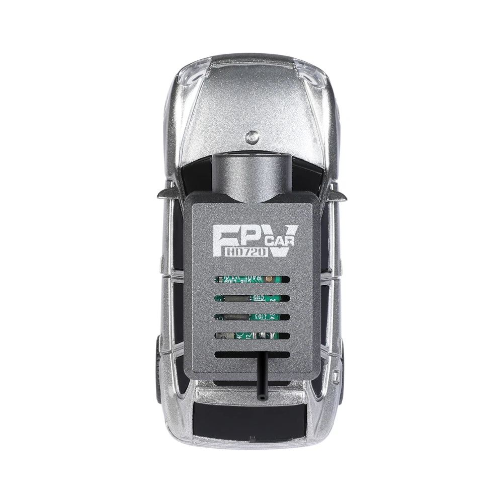 Mini FPV RC Car with WiFi Camera & Gyro Stabilization 1/64 Wltoys 6401-C Wifi Full Proportional - Silver