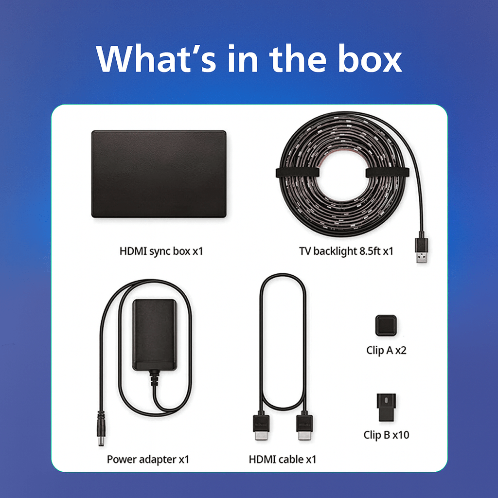 HDMI Sync Box + TV Backlight Strip