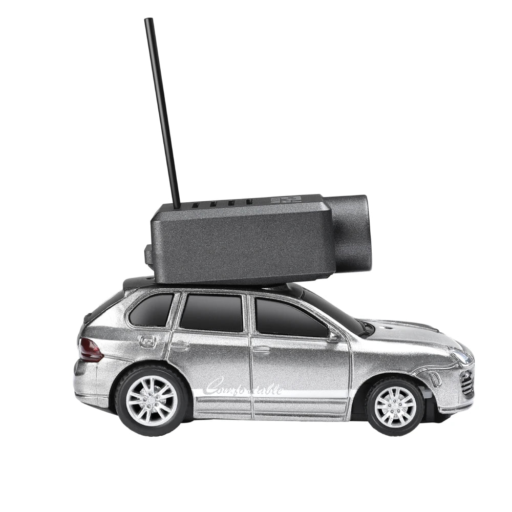 Mini FPV RC Car with WiFi Camera & Gyro Stabilization 1/64 Wltoys 6401-C Wifi Full Proportional - Silver