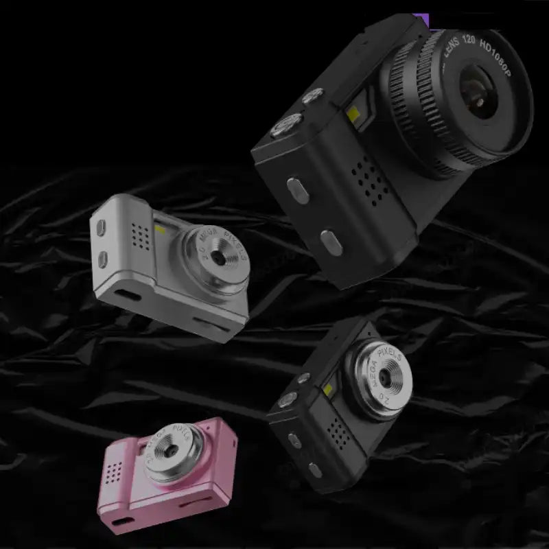 Mini Keychain Camera with Screen CMOS 1080p with 16 GB SD Card