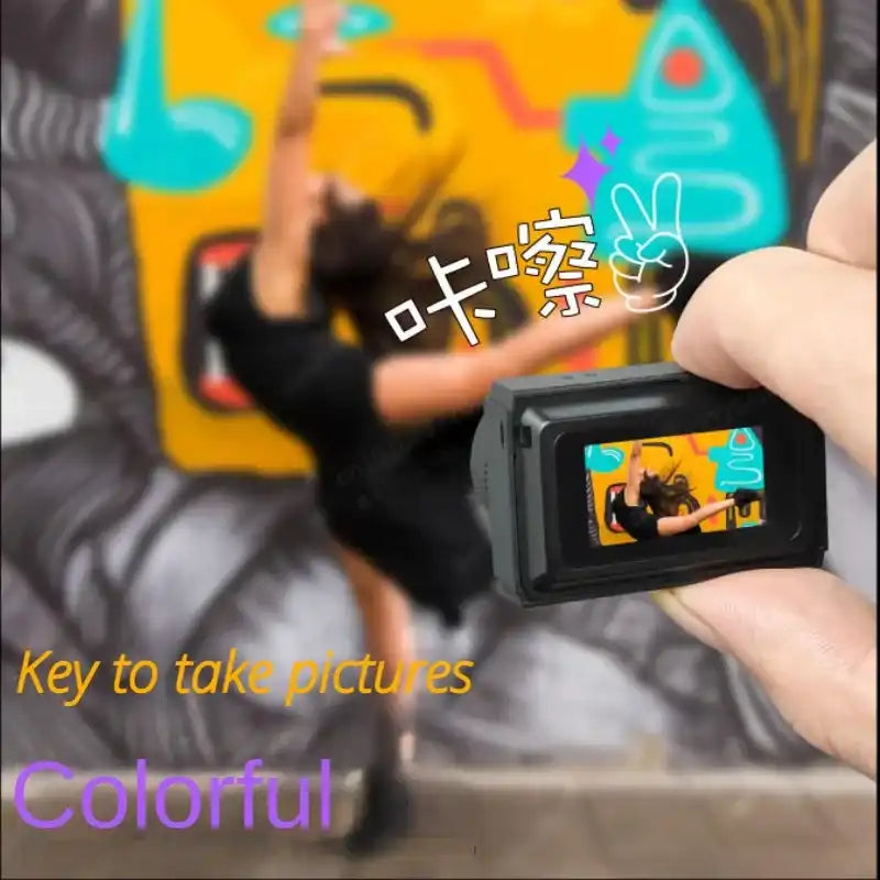 Mini Keychain Camera with Screen CMOS 1080p with 16 GB SD Card