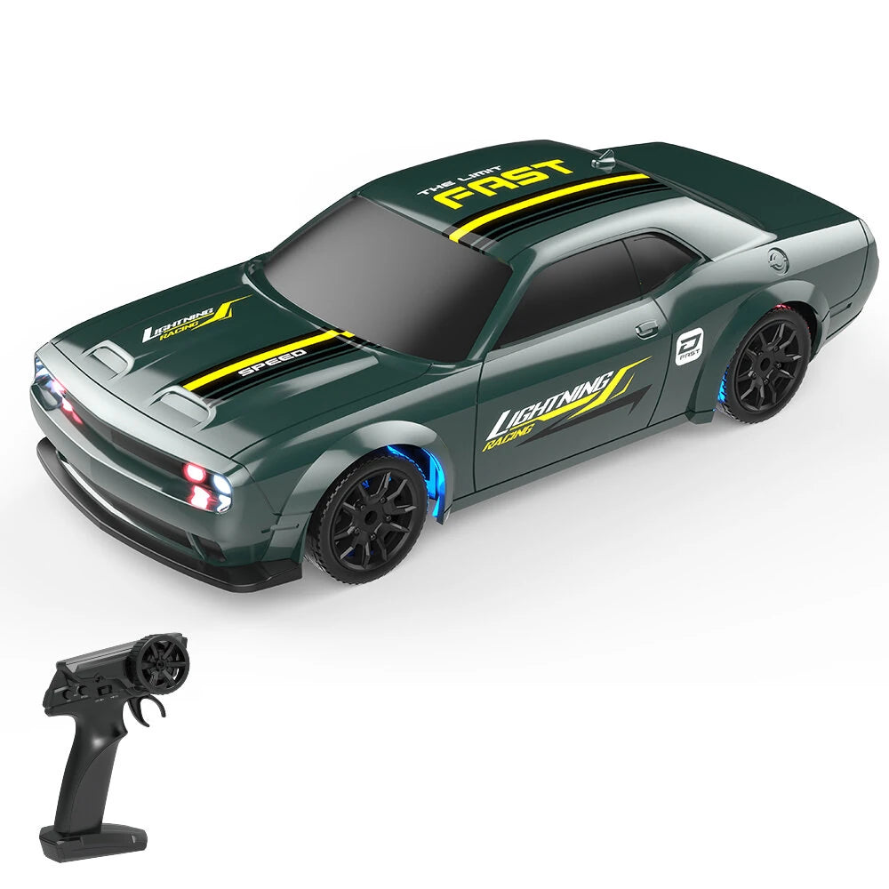 Enoze 1:43 4WD RTR Full Scale Mini Drift RC Car LED Lights Desktop Vehicle Models