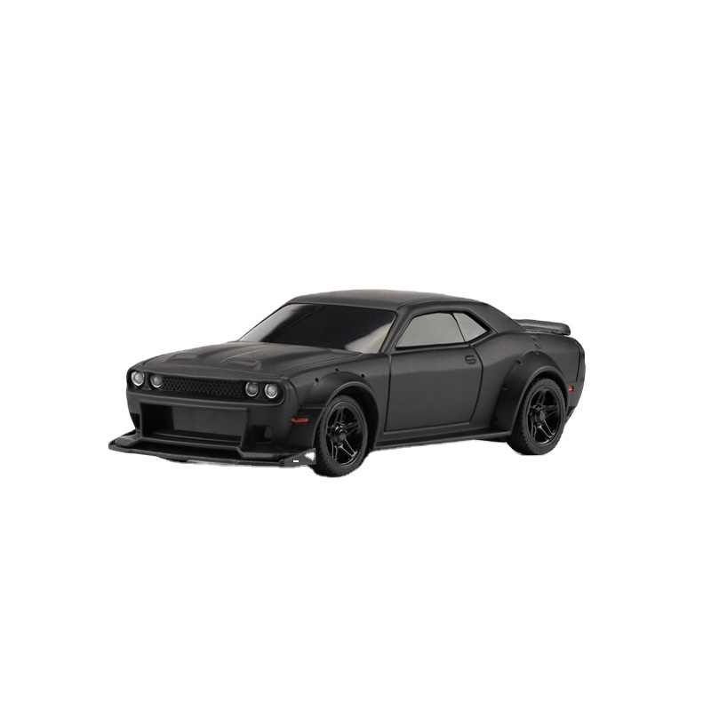 Turbo Racing C75 1:76 Micro Drift RC Car – Black, Type-C, 2 Spare Shells