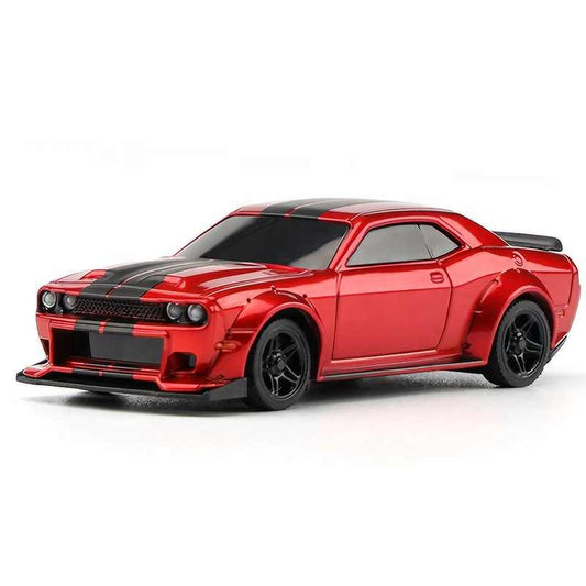 Turbo Racing C75 1:76 Micro Drift RC Car – Red, Type-C, 2 Spare Shells