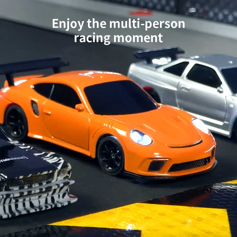 Mini RC Drift Car – 4WD 1:43 15KM/h Silver – With GYRO
