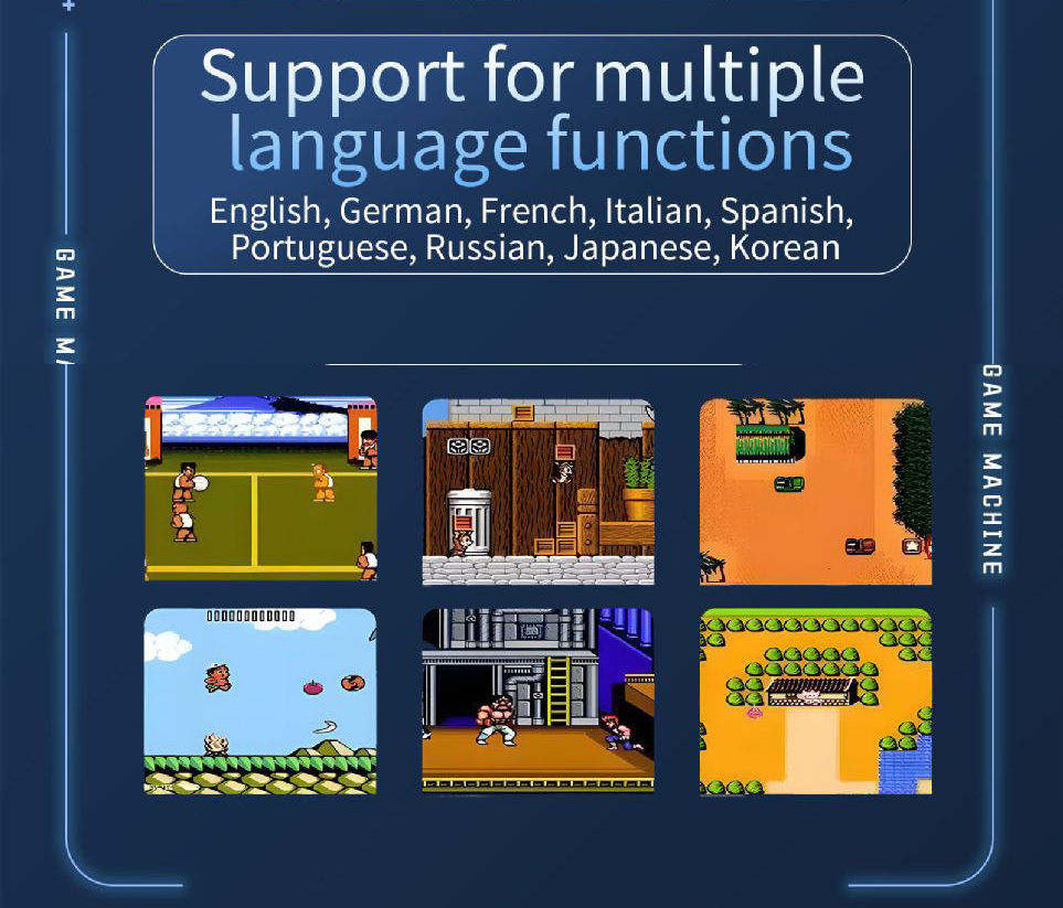 J36 Ultra supports nine menu languages including English