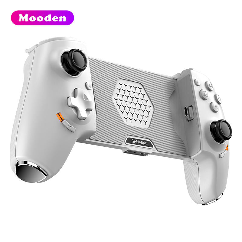 HNAB01 Stretch Mobile Game Controller for Android, iOS, PC, PS, Switch(Type C + BT) - White