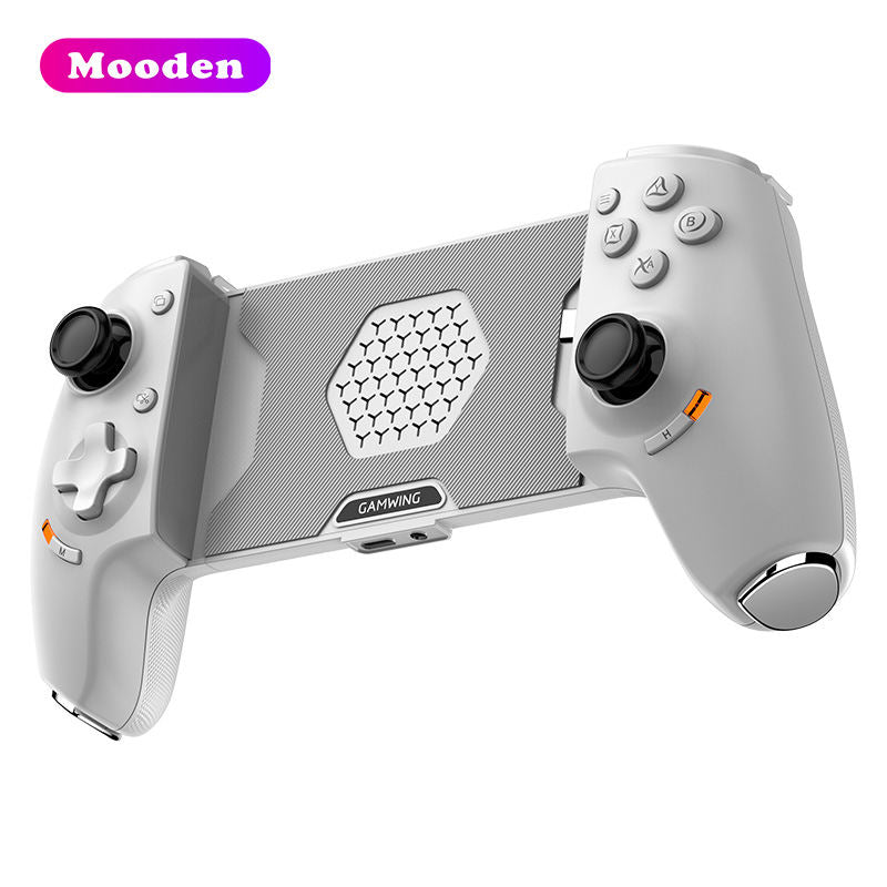 HNAB01 Stretch Mobile Game Controller for Android, iOS, PC, PS, Switch(Type C + BT) - White