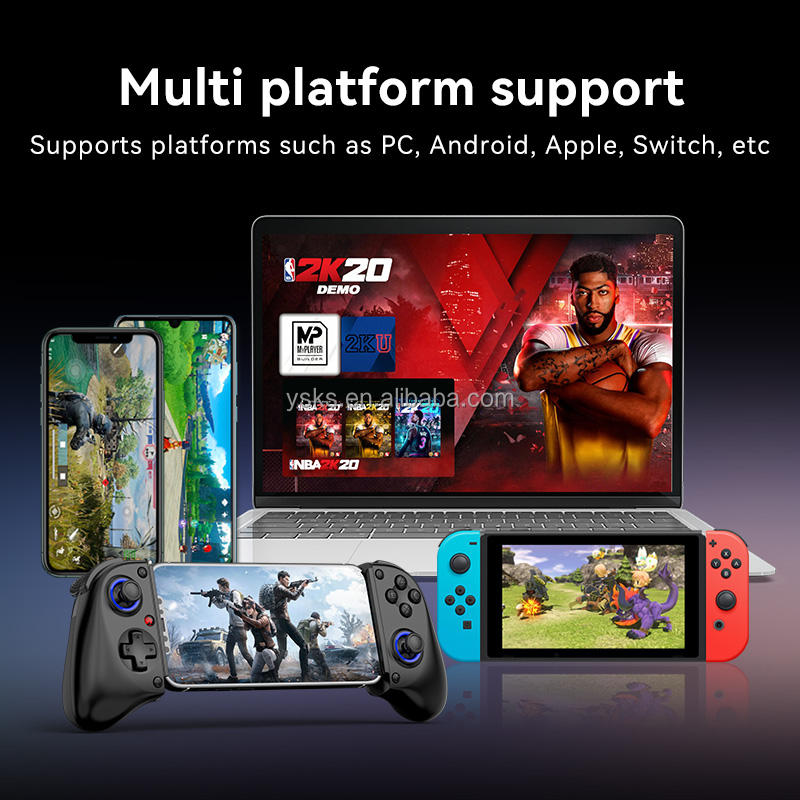 Mobile game controller HND11 GamePad for Android, iOS, PC (BT) - black
