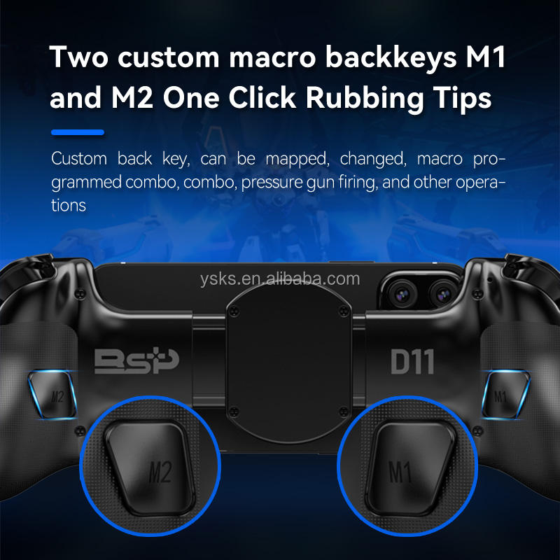 Mobile game controller HND11 GamePad for Android, iOS, PC (BT) - black