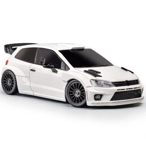 POLO RC Drift Car LDRC 2801 RTR 1/28 4WD On-Road Full Proportional Racing Vehicles Models Toys White - Two Battery